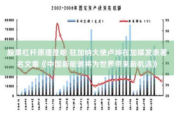 股票杠杆原理是啥 驻加纳大使卢坤在加媒发表署名文章《中国新能源将为世界带来新机遇》