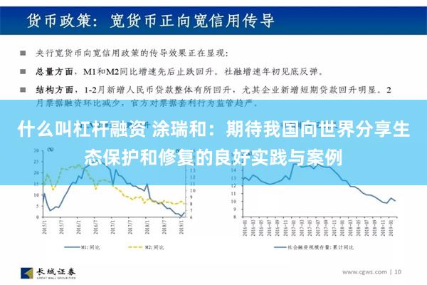 什么叫杠杆融资 涂瑞和：期待我国向世界分享生态保护和修复的良好实践与案例