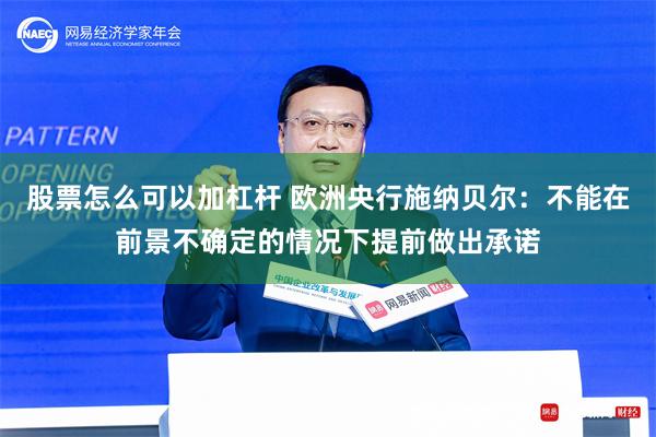 股票怎么可以加杠杆 欧洲央行施纳贝尔：不能在前景不确定的情况下提前做出承诺