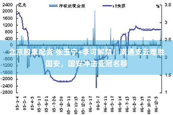 北京股票配资 张玉宁+李可解禁！南通支云难胜国安，国安冲击亚冠名额