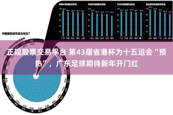 正规股票交易平台 第43届省港杯为十五运会“预热”，广东足球期待新年开门红