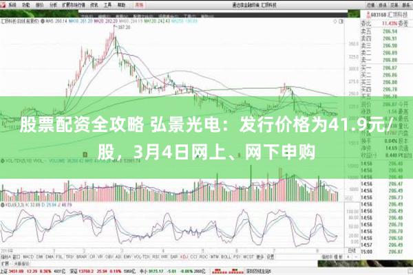 股票配资全攻略 弘景光电：发行价格为41.9元/股，3月4日网上、网下申购